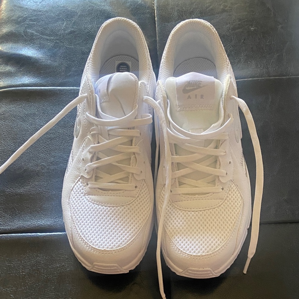 Nike Women White Mesh Sneakers